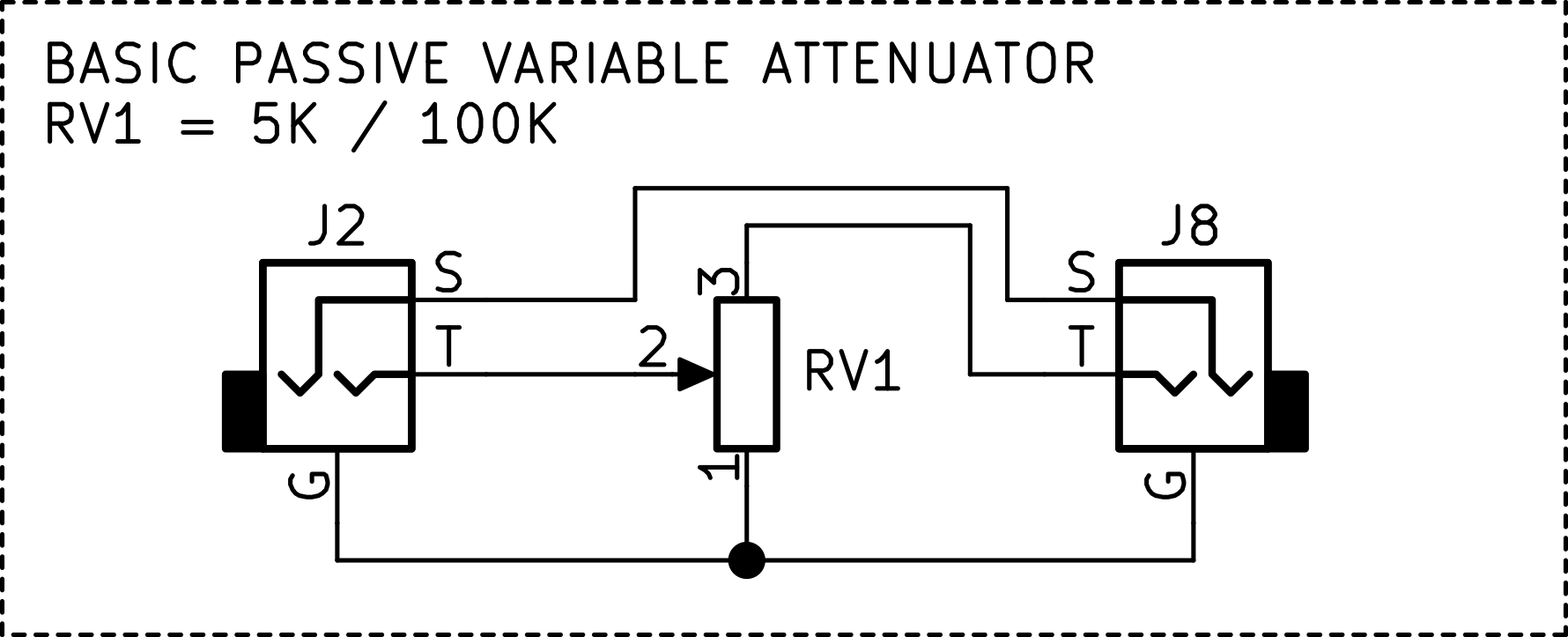 Circuit de l'atténuateur variable