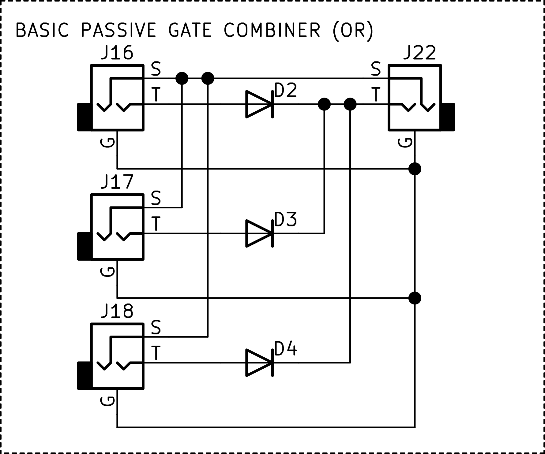 Circuit du gate combiner